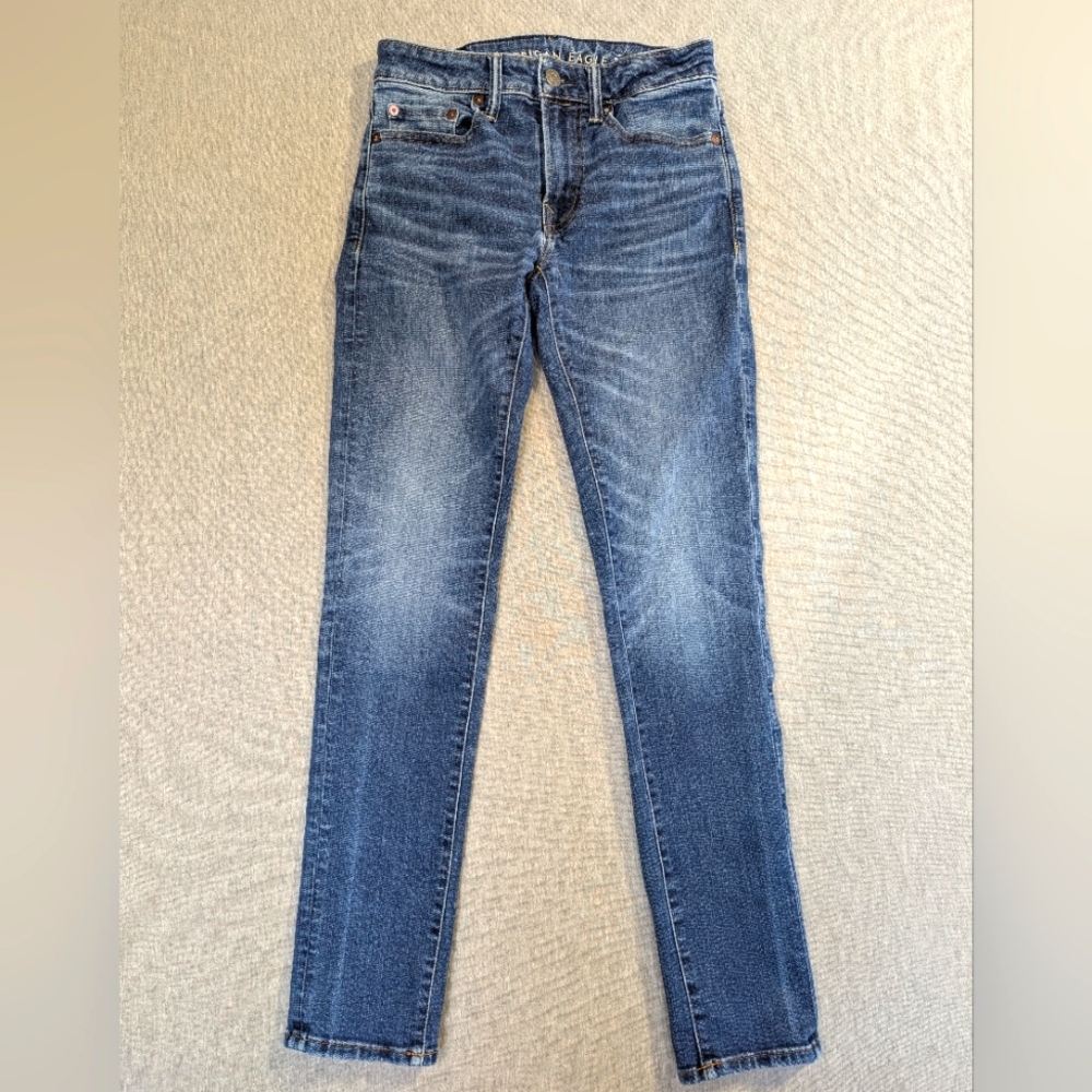 American Eagle Slim Fit Jeans Men's 28 X 32 Blue Next Level Airflex Medium Wash